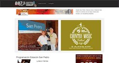 Desktop Screenshot of estacionsanpedro.com.ar